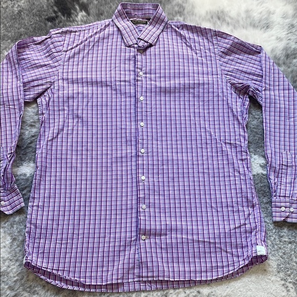 Other - Purple Checkered Men's Shirt